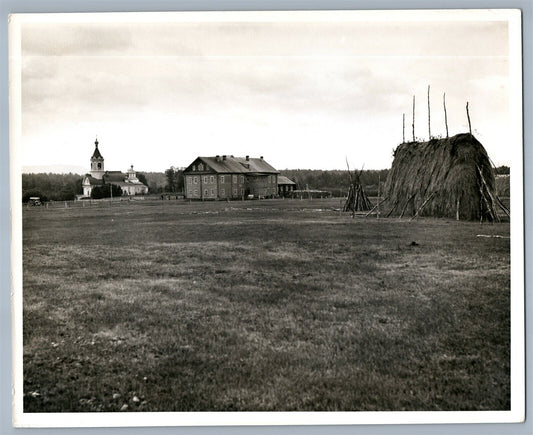 1930s RUSSIAN MONASTERY ARCTIC OCEAN FINLAND VINTAGE REAL PRESS PHOTO
