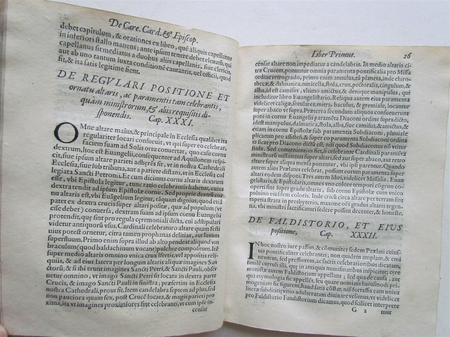 1582 PARIDIS CRASSI BONONIENSIS antique VELLUM BOUND 16th century