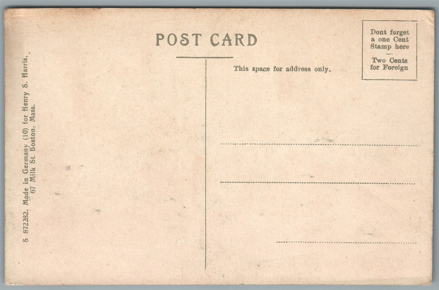 MARTINSVILLE ME ROAD TO GLENMERE ANTIQUE POSTCARD