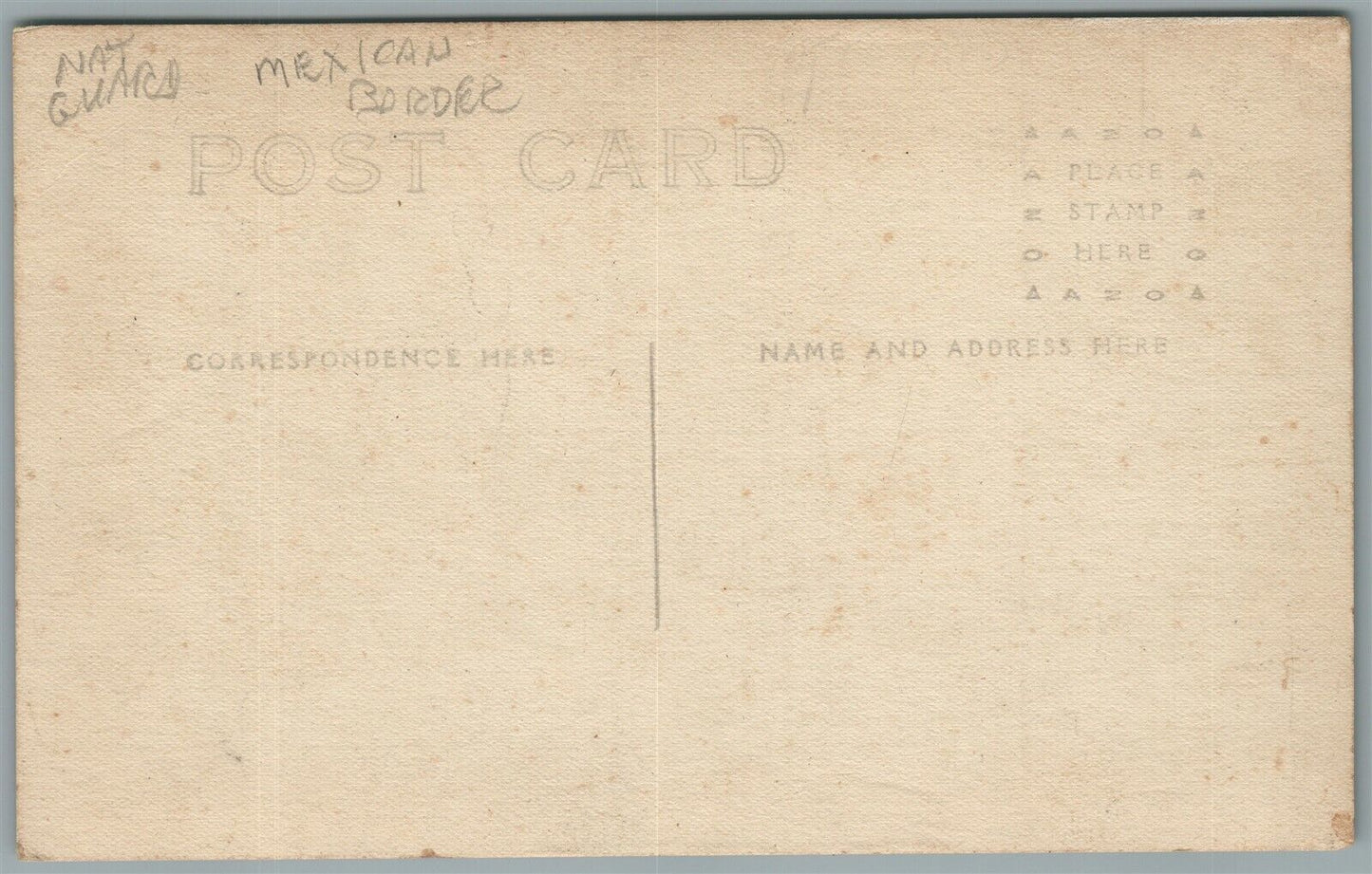 MEXICAN WAR AMERICAN NATIONAL GUARDS DRILL ANTIQUE REAL PHOTO POSTCARD RPPC