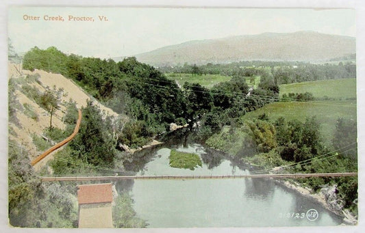 OTTER CREEK PROCTOR VT ANTIQUE 1910 POSTCARD