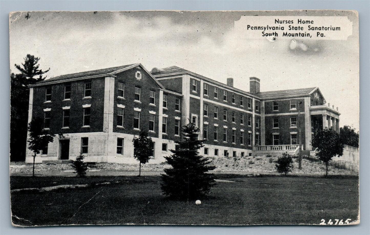 SOUTH MOUNTAIN PA PENNSYLVANIA STATE SANATORIUM NURSES HOME ANTIQUE POSTCARD