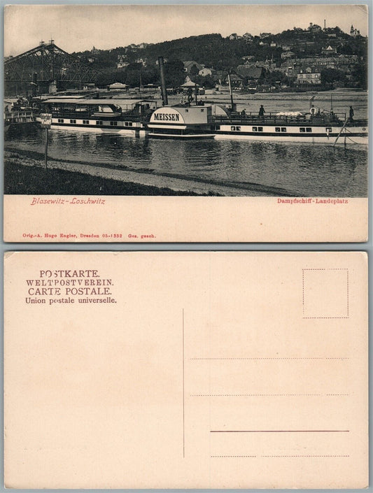 BLASEWITZ-LOSCHWITZ GERMANY ANTIQUE POSTCARD
