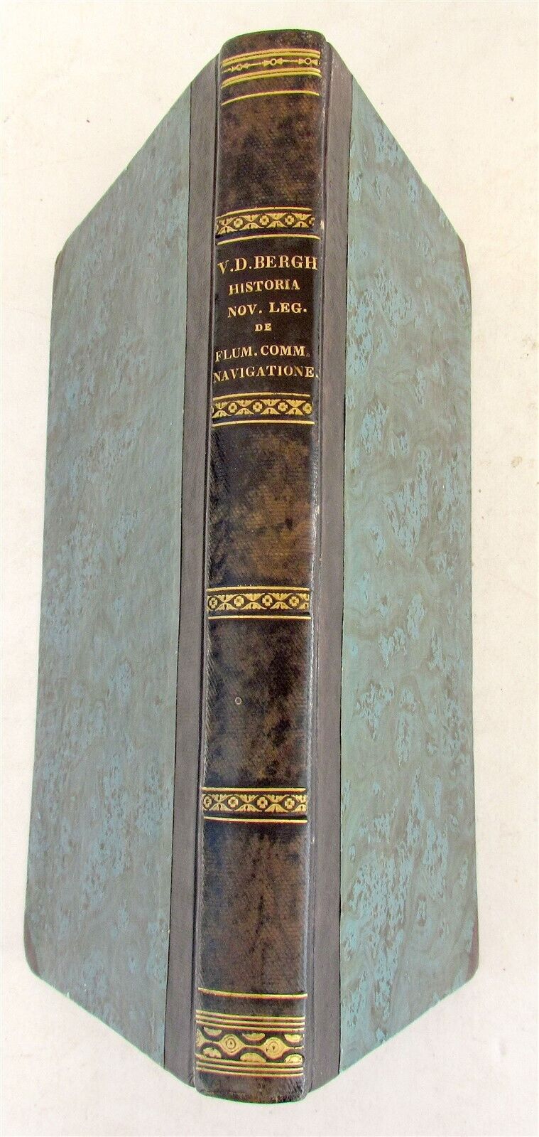 1835 HISTORY of RIVER NAVIGATION LAWS antique by I.L. Cremer van den Bergh