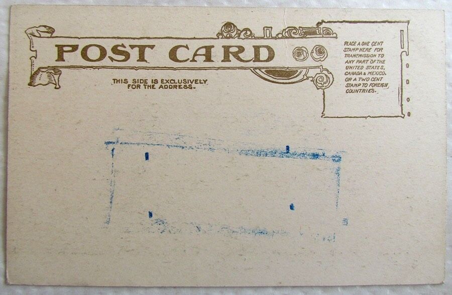THE CASINO ATLANTIC CITY N.J. UNDIVIDED ANTIQUE POSTCARD