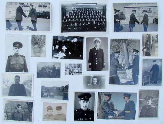 COLLECTION OF 20 RUSSIAN SOVIET 1950-60s MILITARY PHOTOS