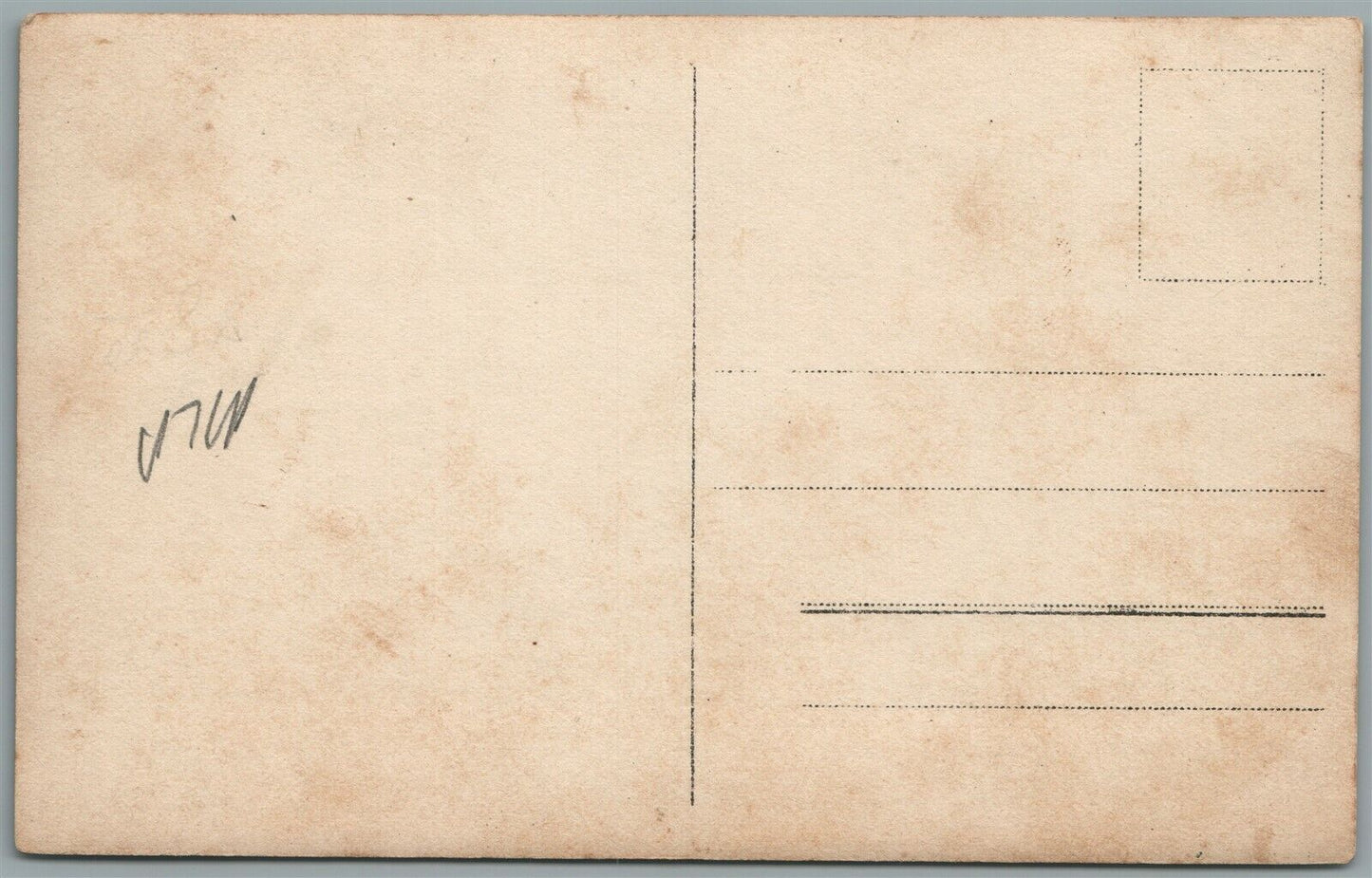 GERMAN SOLDIERS WWI ERA w/ DAGGERS ANTIQUE REAL PHOTO POSTCARD RPPC