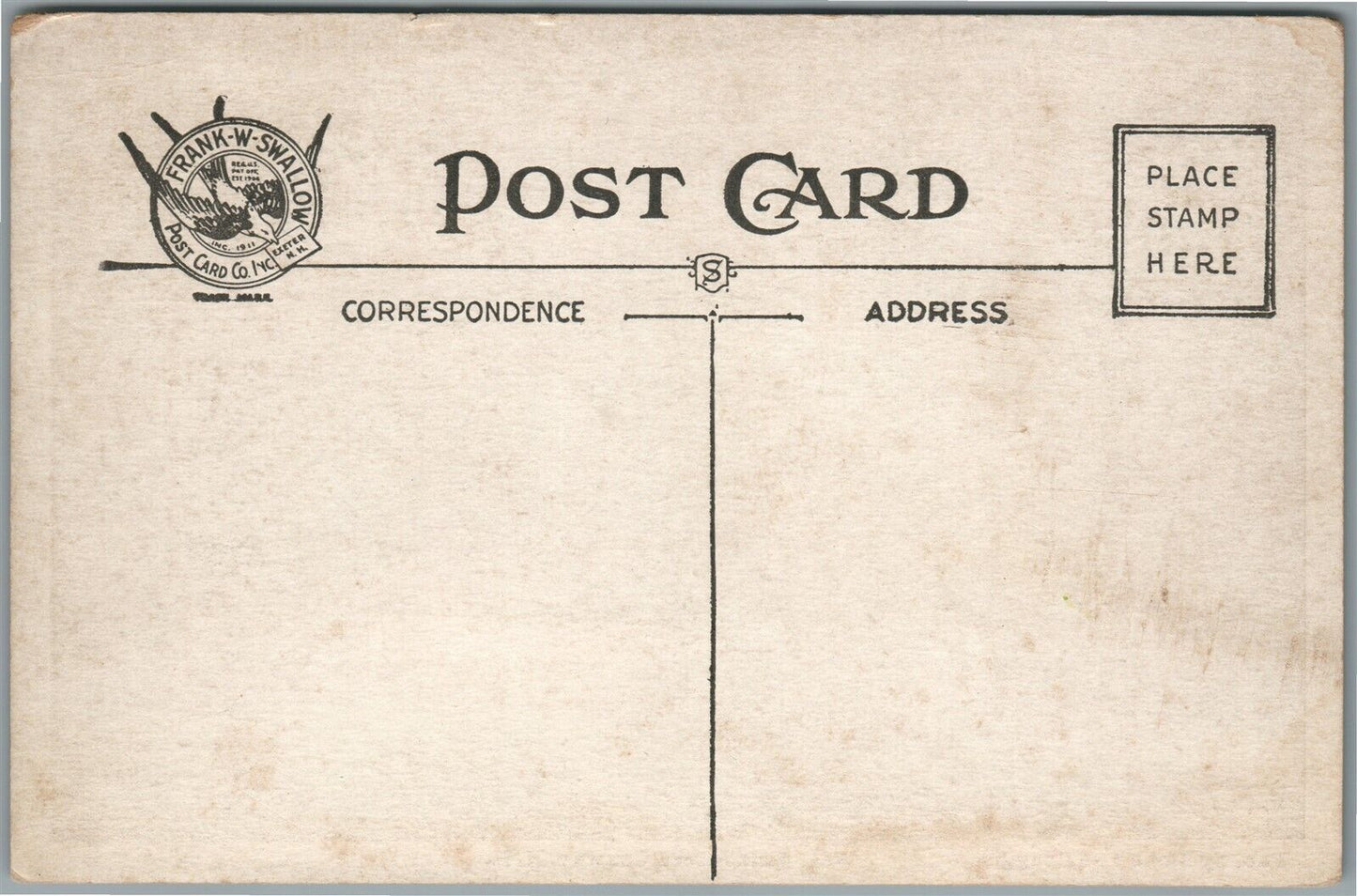 CONWAY NH WEST MAIN STREET ANTIQUE POSTCARD