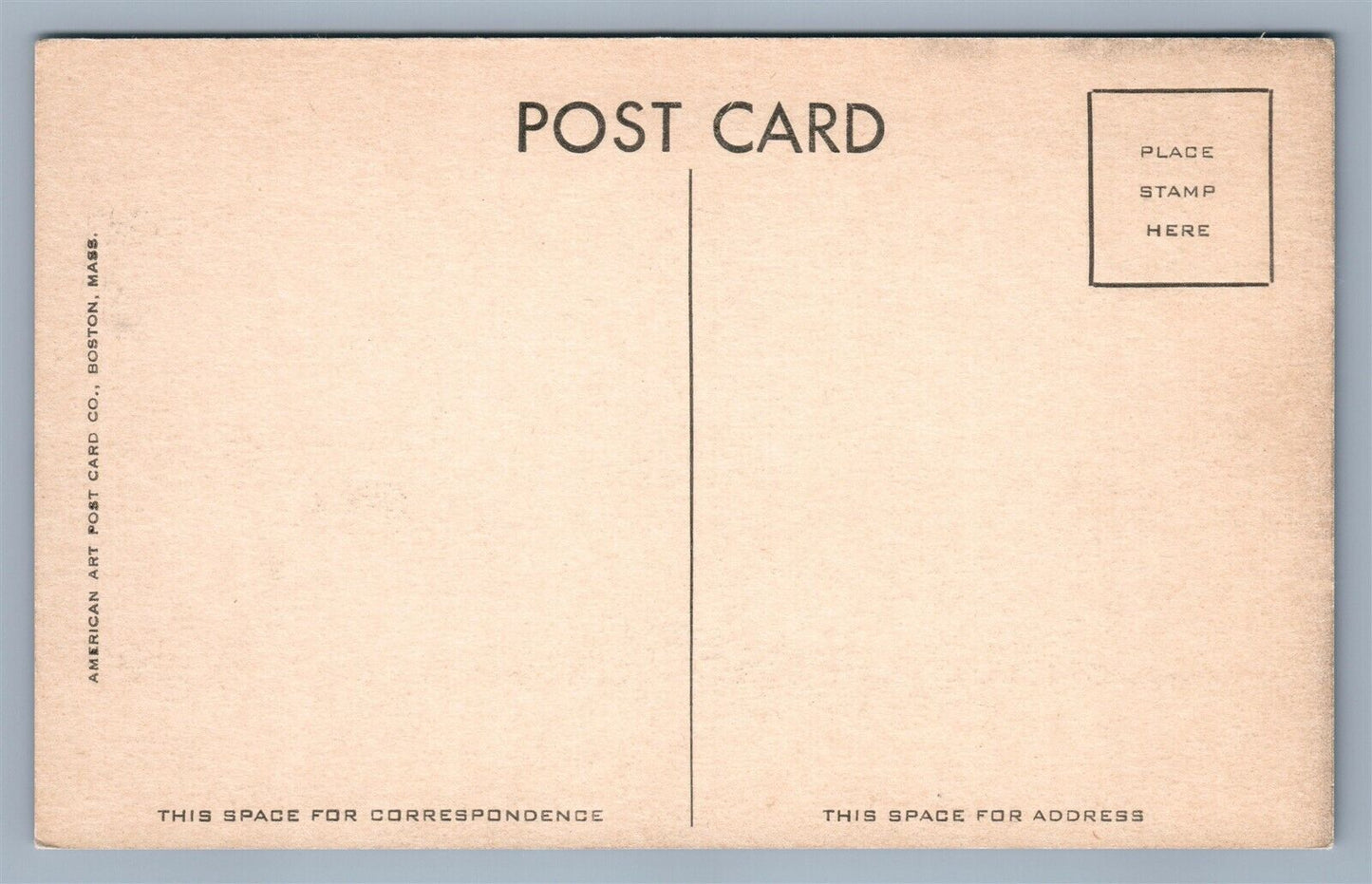 WINCHESTER MA BOAT CLUB VINTAGE POSTCARD