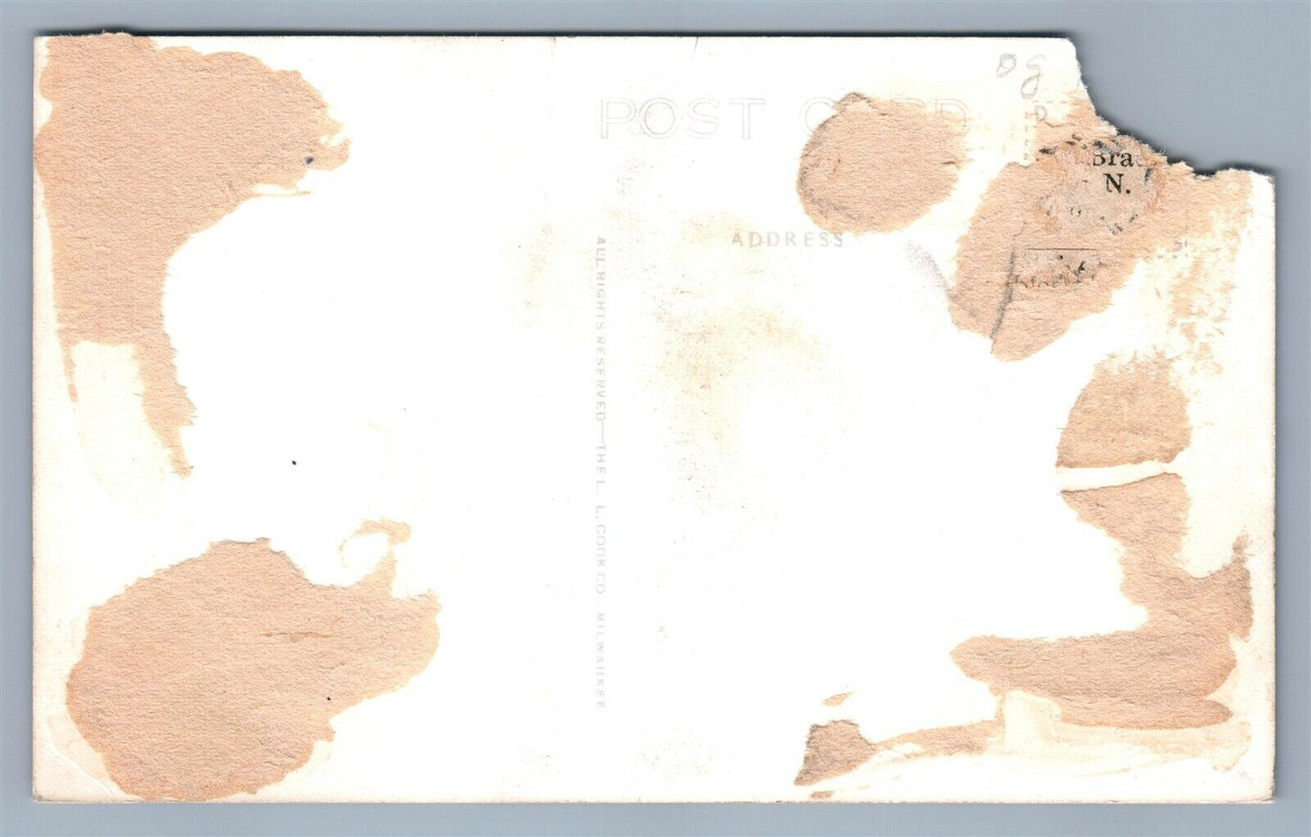 EDGERTON WI CONTINENTAL AXLE COMPANY ANTIQUE REAL PHOTO POSTCARD RPPC