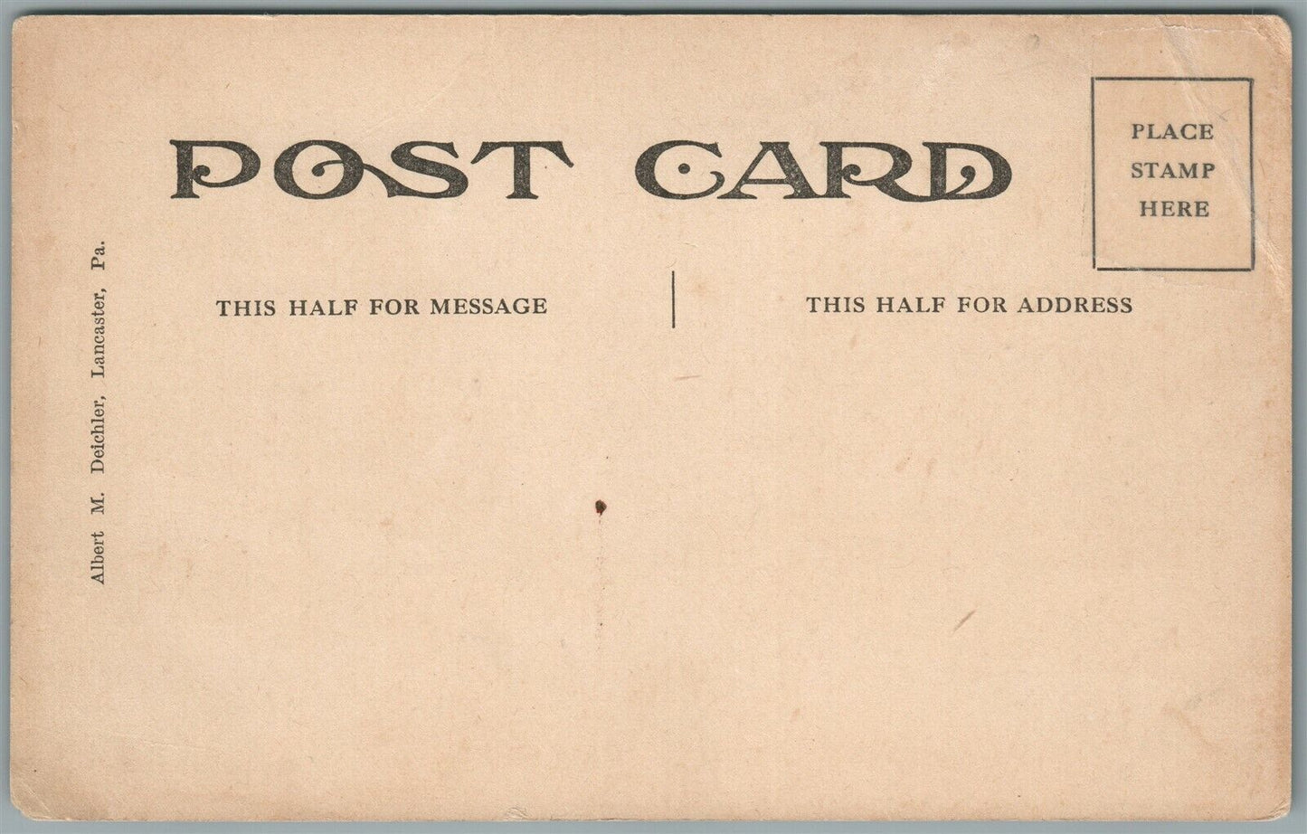 CHAMBERSBURG PA NORTH MAIN STREET ANTIQUE POSTCARD