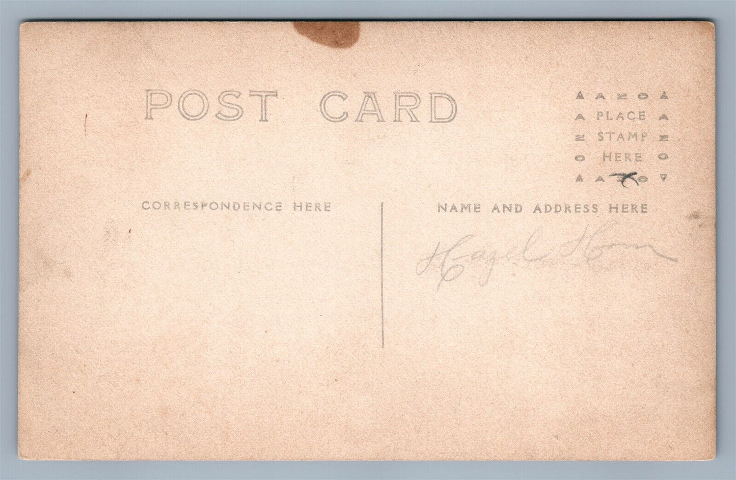 STREET SCENE AFTER FIRE ANTIQUE REAL PHOTO POSTCARD RPPC