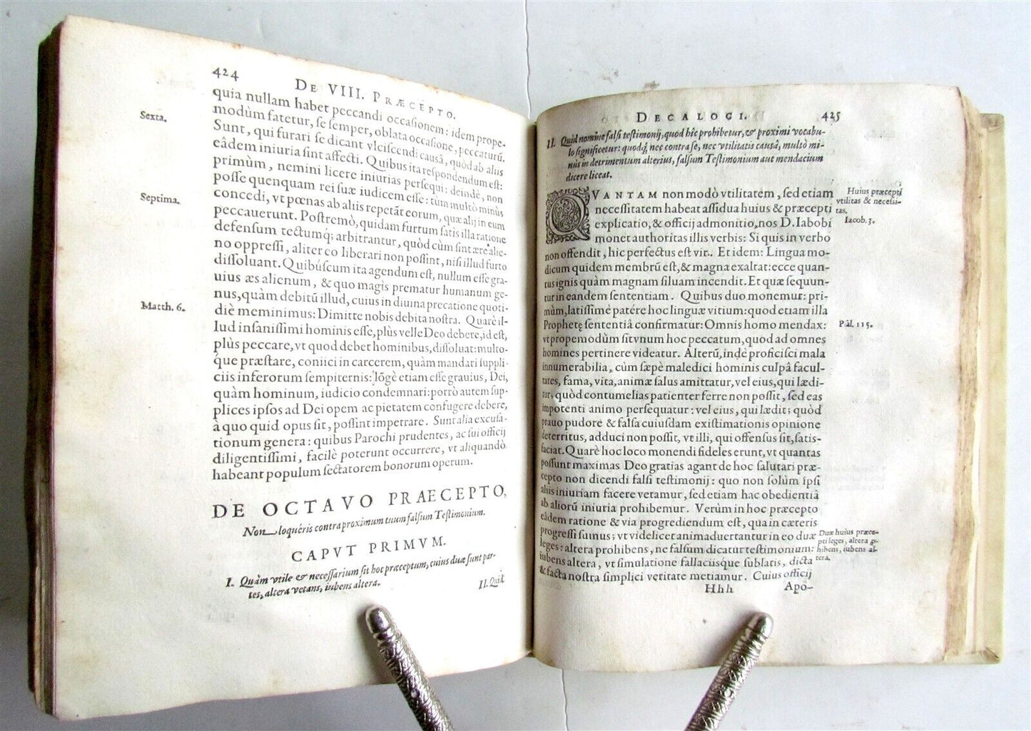 1577 Catechismus ex decreto concilii Tridentini ANTIQUE 16th CENTURY vellum