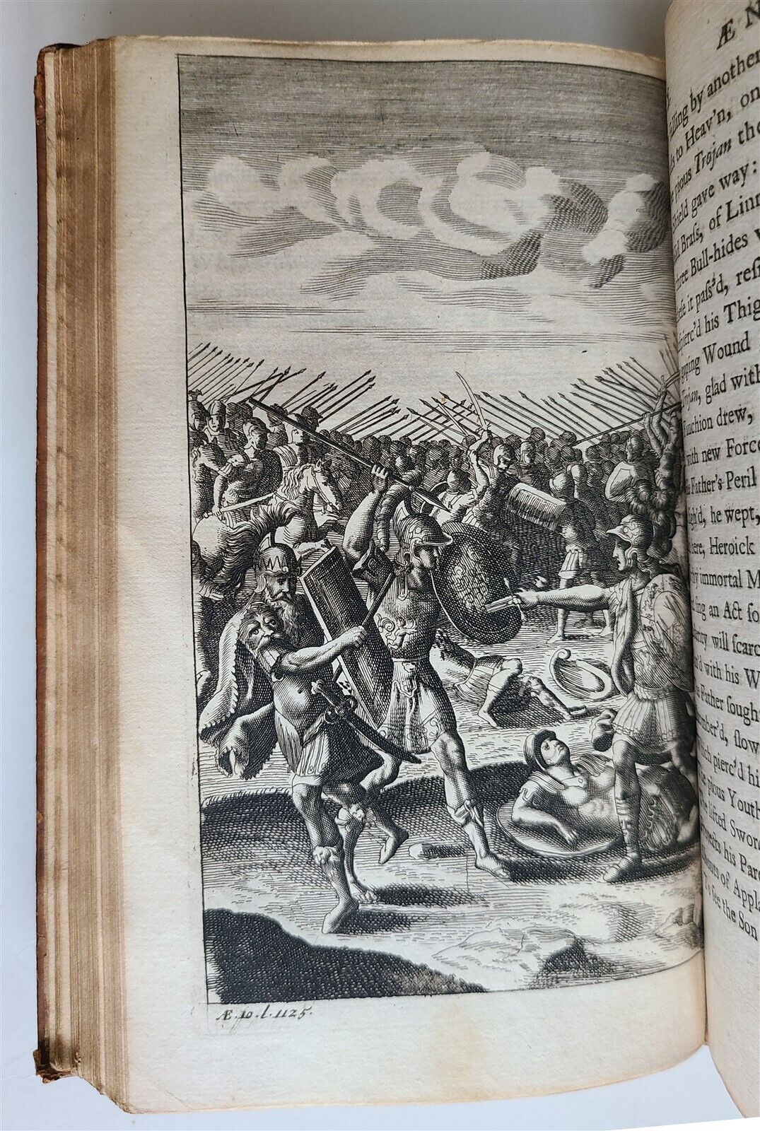 1719 WORKS of VIRGIL in ENGLISH by DRYDEN 3 VOLUMES antique ILLUSTRATED