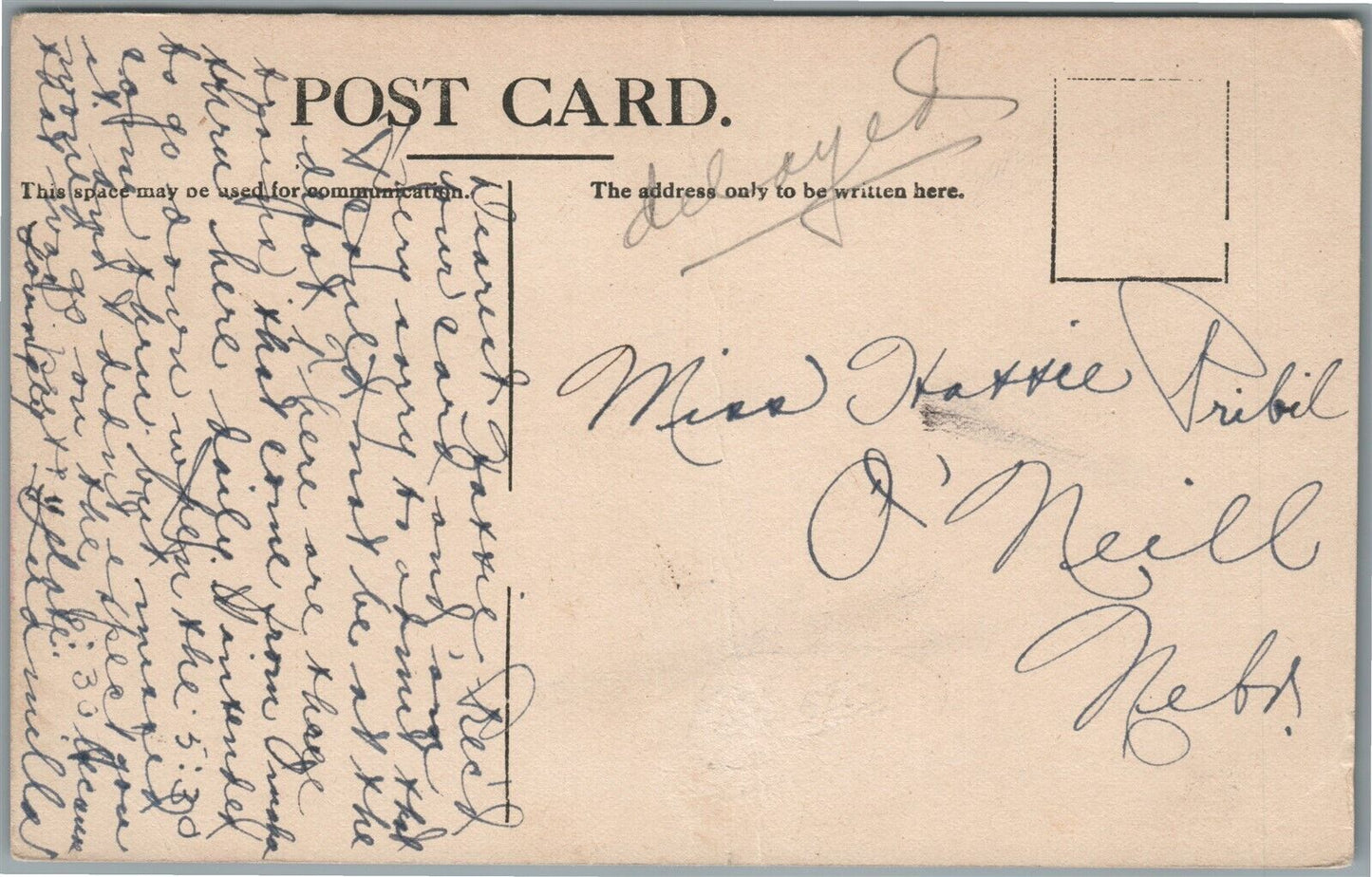 WESTVILLE NJ RURAL FREE DELIVERY ANTIQUE POSTCARD