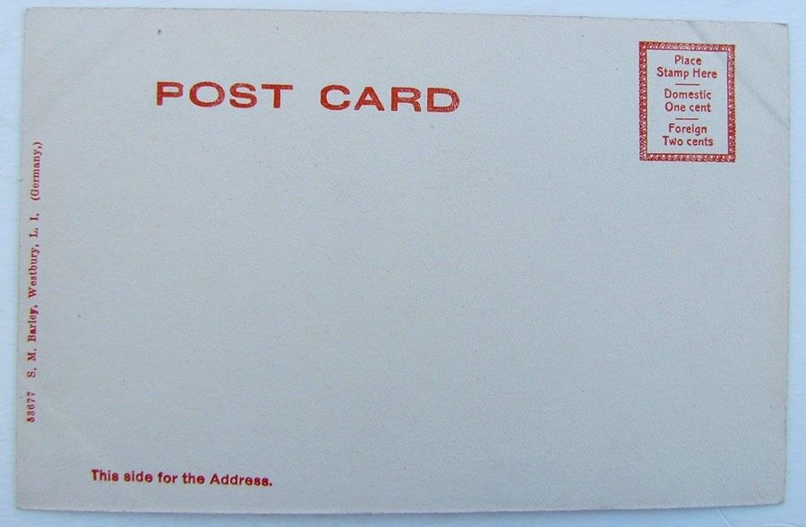 VINTAGE UNDIVIDED POSTCARD M.E. CHURCH WESTBURY LONG ISLAND NY