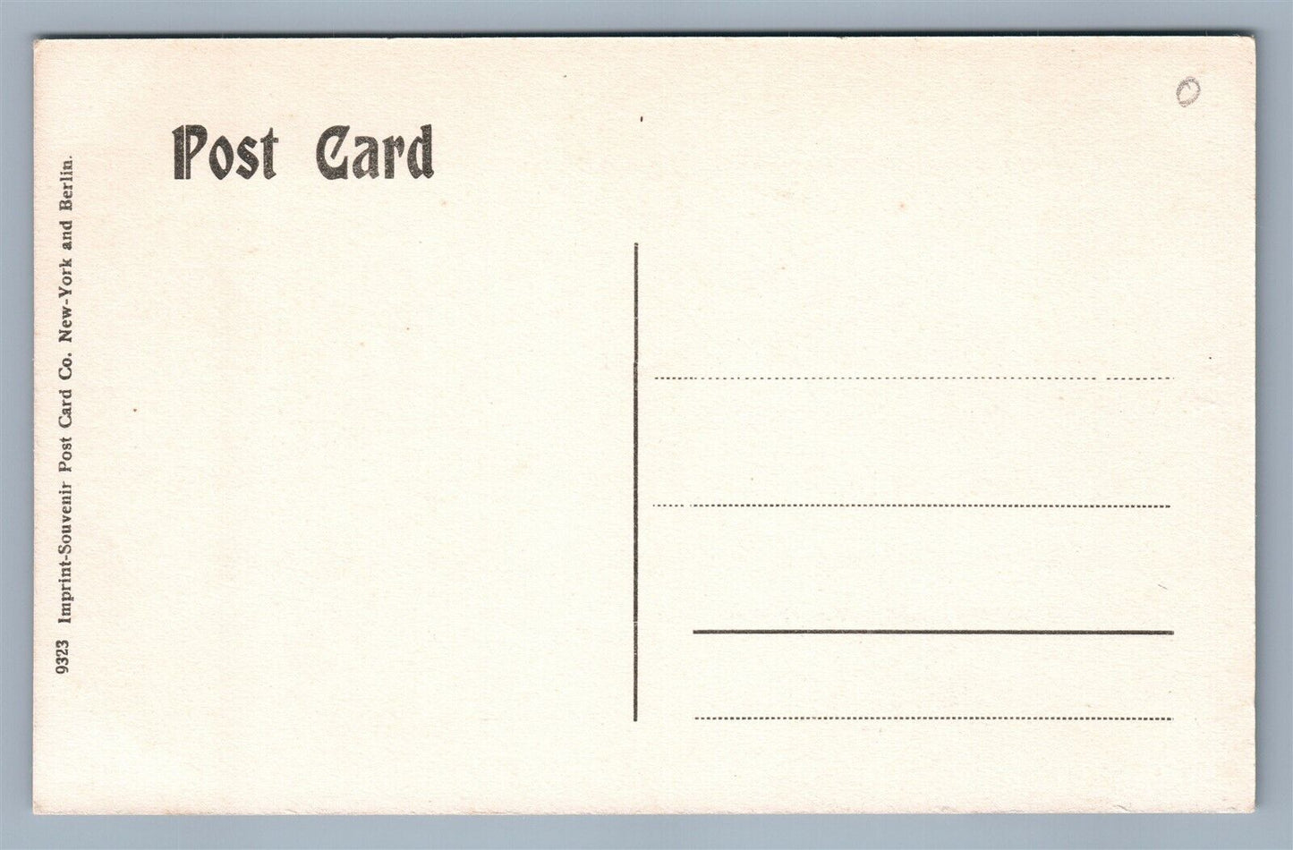 NEW YORK NY HOTEL NETHERLAND ANTIQUE POSTCARD