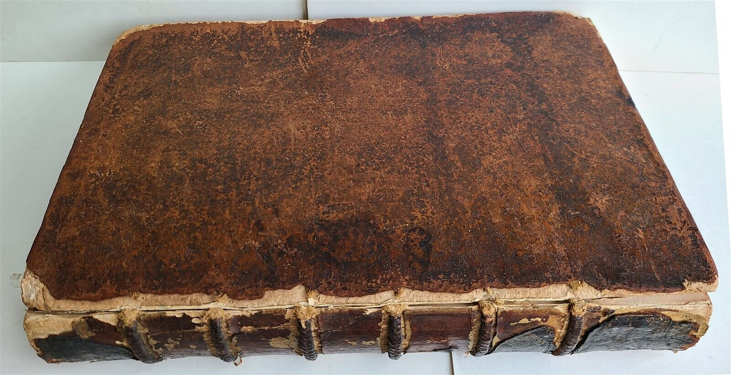 1664 OPERA AD VETUSTISSIMORUM EXEMPLARIUM FIDEM by TERTULLIAN Folio antique