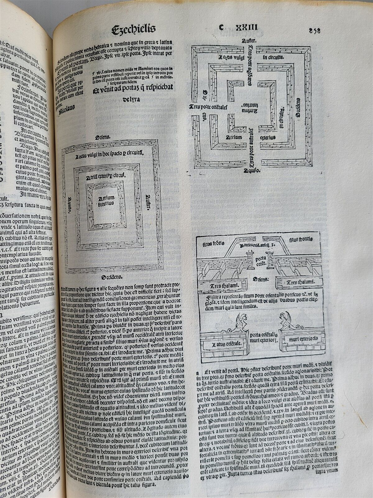 1495 INCUNABULA BIBLE 3 FOLIO VOLUMES COMPLETE antique ILLUSTRATED BIBLIA LATINA