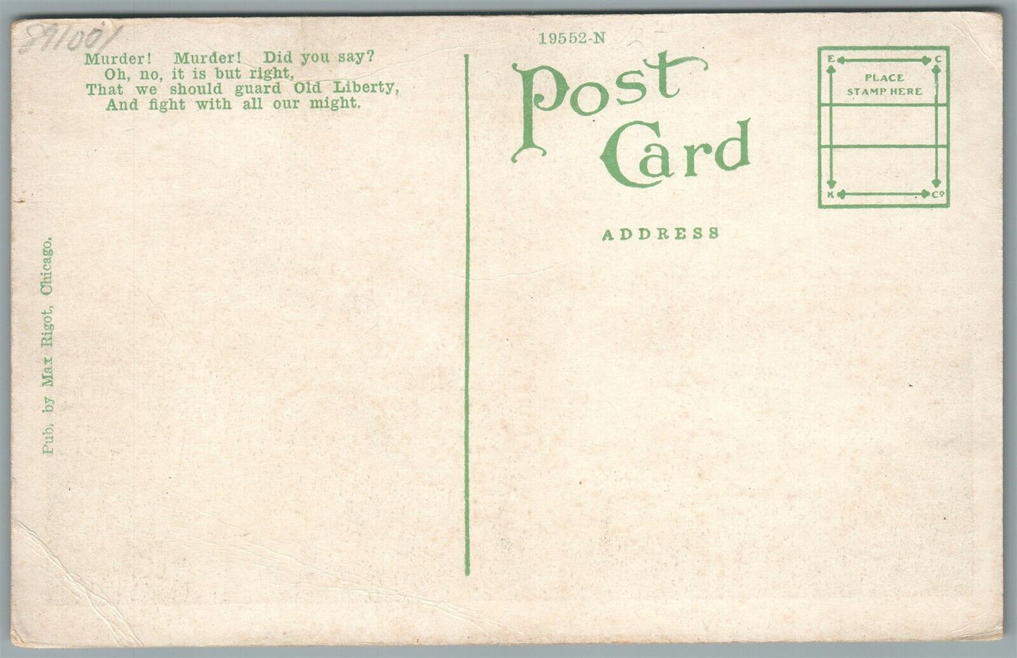 GREAT LAKES IL US NAVAL TRAINING STATION TANK IN ACTION ANTIQUE POSTCARD