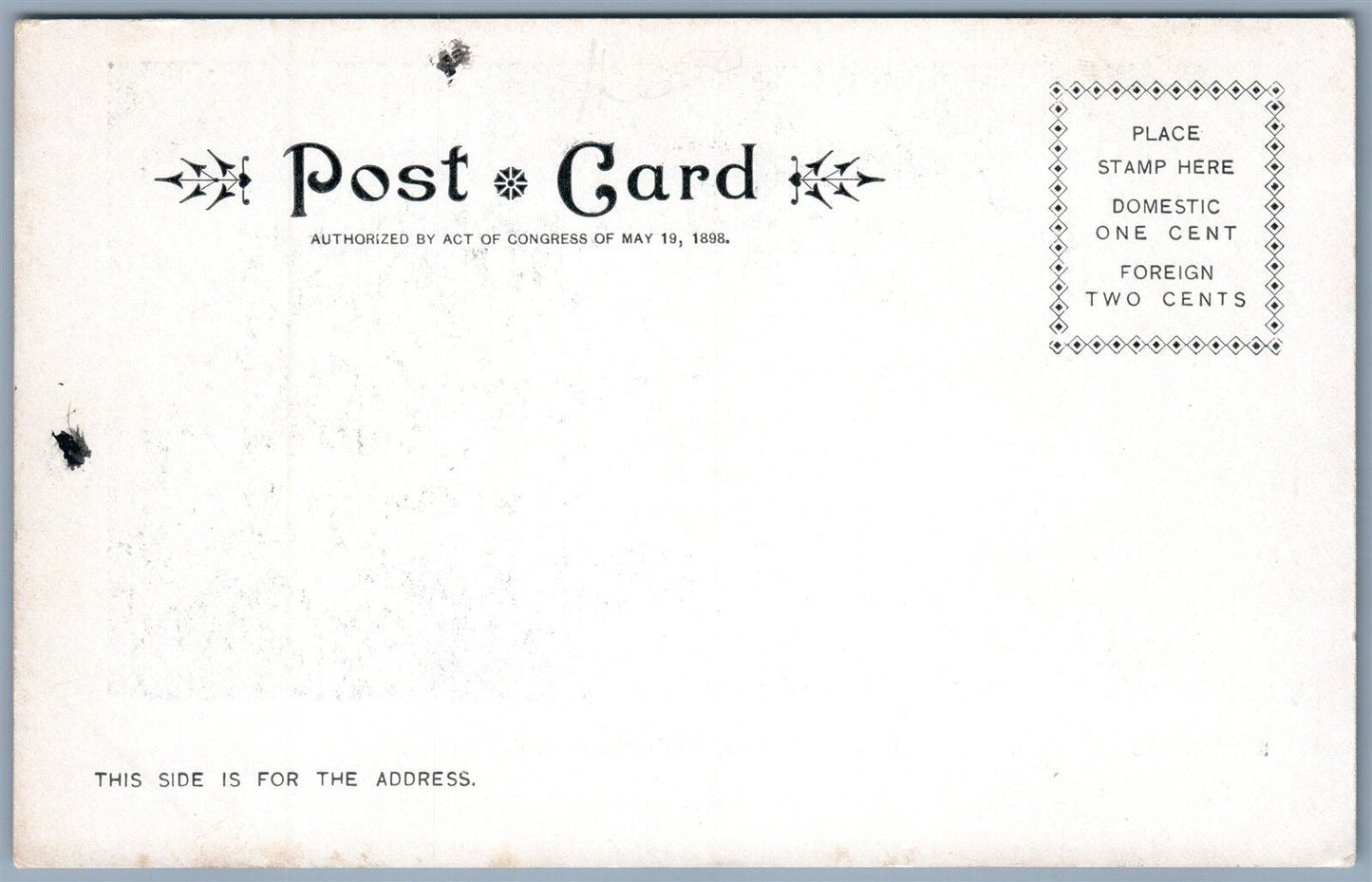 WHITE PLAINS NY LEXINGTON AVENUE UNDIVIDED ANTIQUE POSTCARD