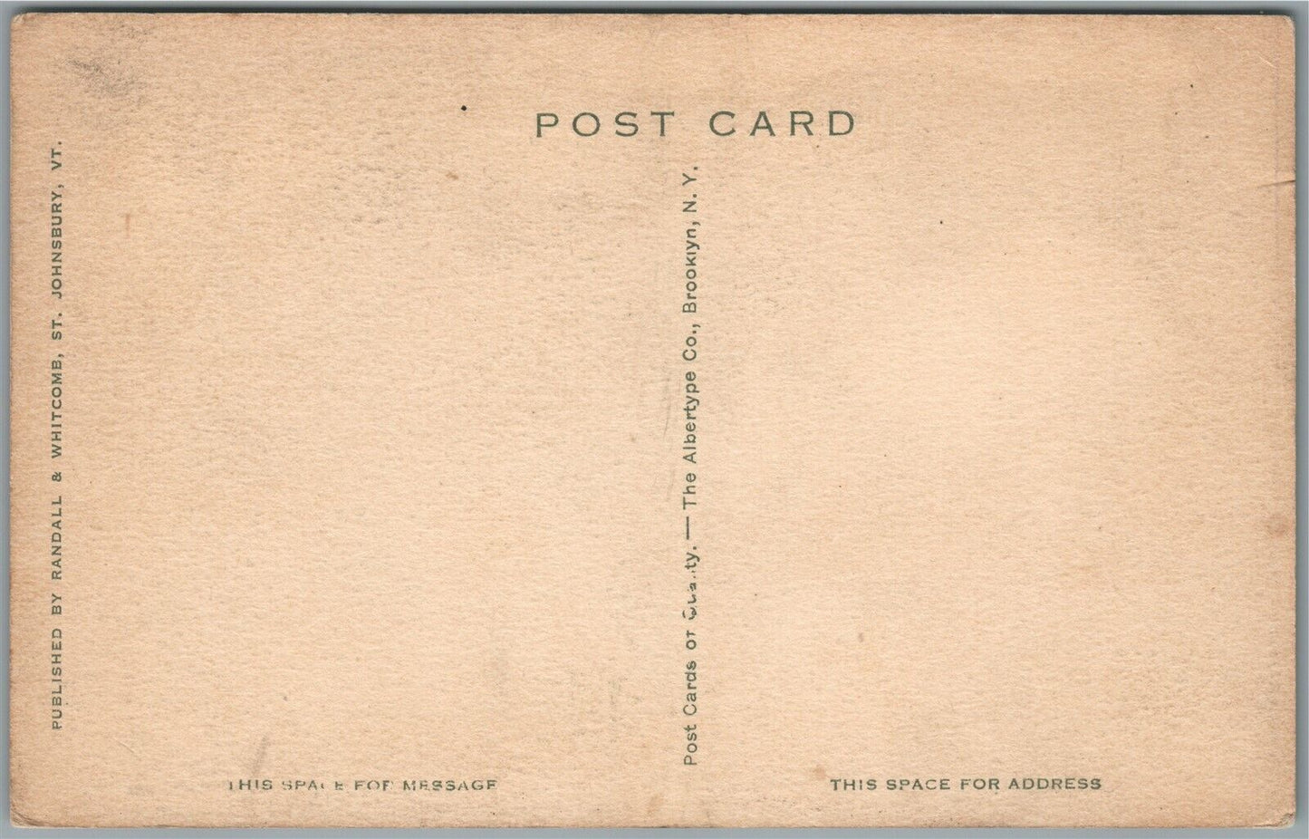 LYNDONVILLE VT DARLING INN ANTIQUE POSTCARD