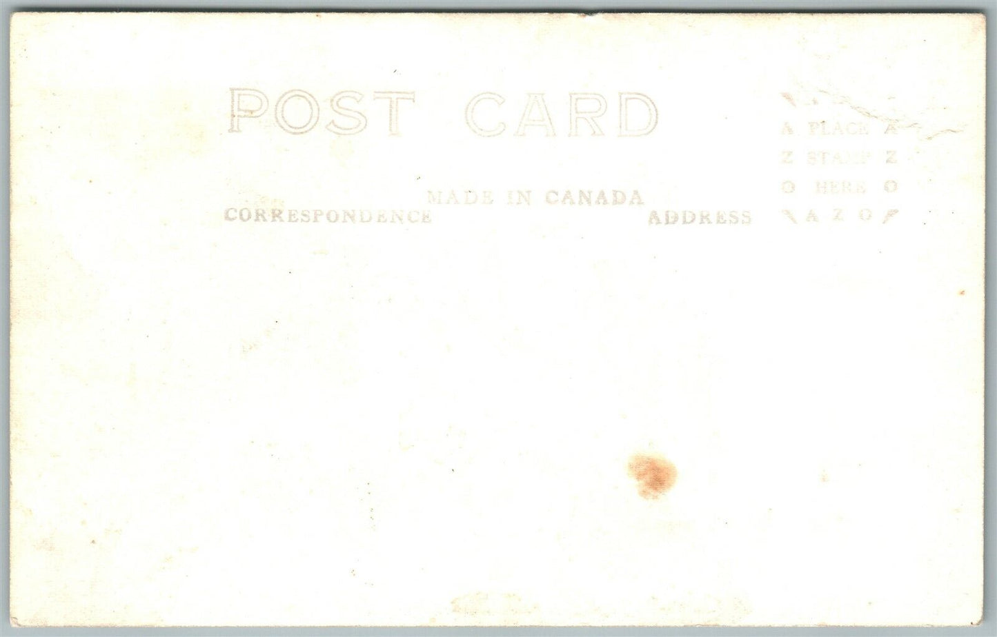 CALABOGIE ONT. CANADA FISHING EXAGGERATED VINTAGE REAL PHOTO POSTCARD RPPC