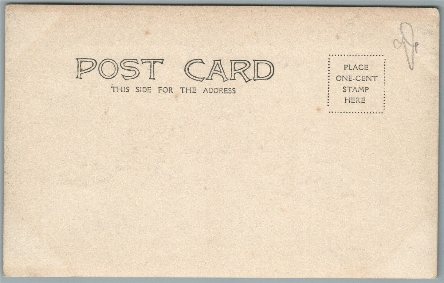 LEWISBURG PA SCENE ABOUT BUCKNELL ANTIQUE REAL PHOTO POSTCARD RPPC