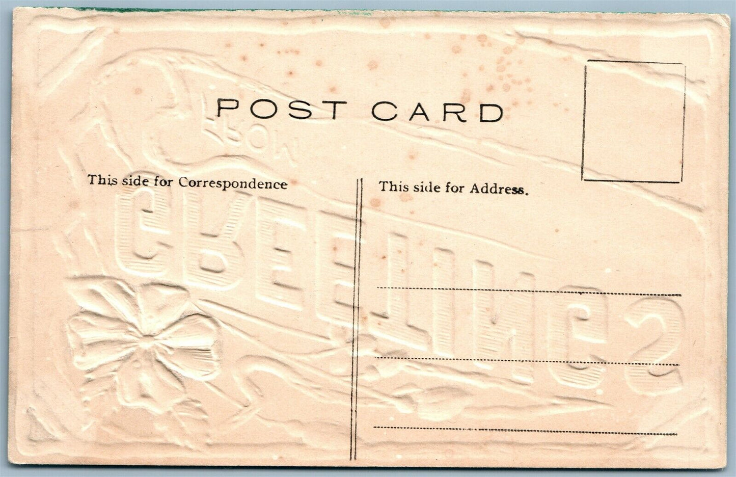 WASHINGTON NJ 1909 OLD HOME WEEK ANTIQUE POSTCARD