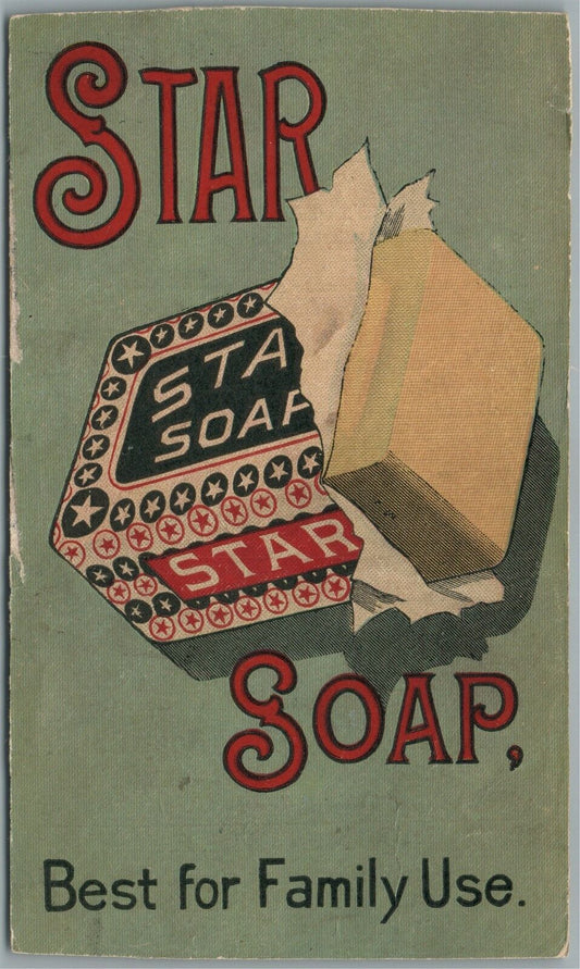 STAR SOAP ADVERTISING ANTIQUE POSTCARD
