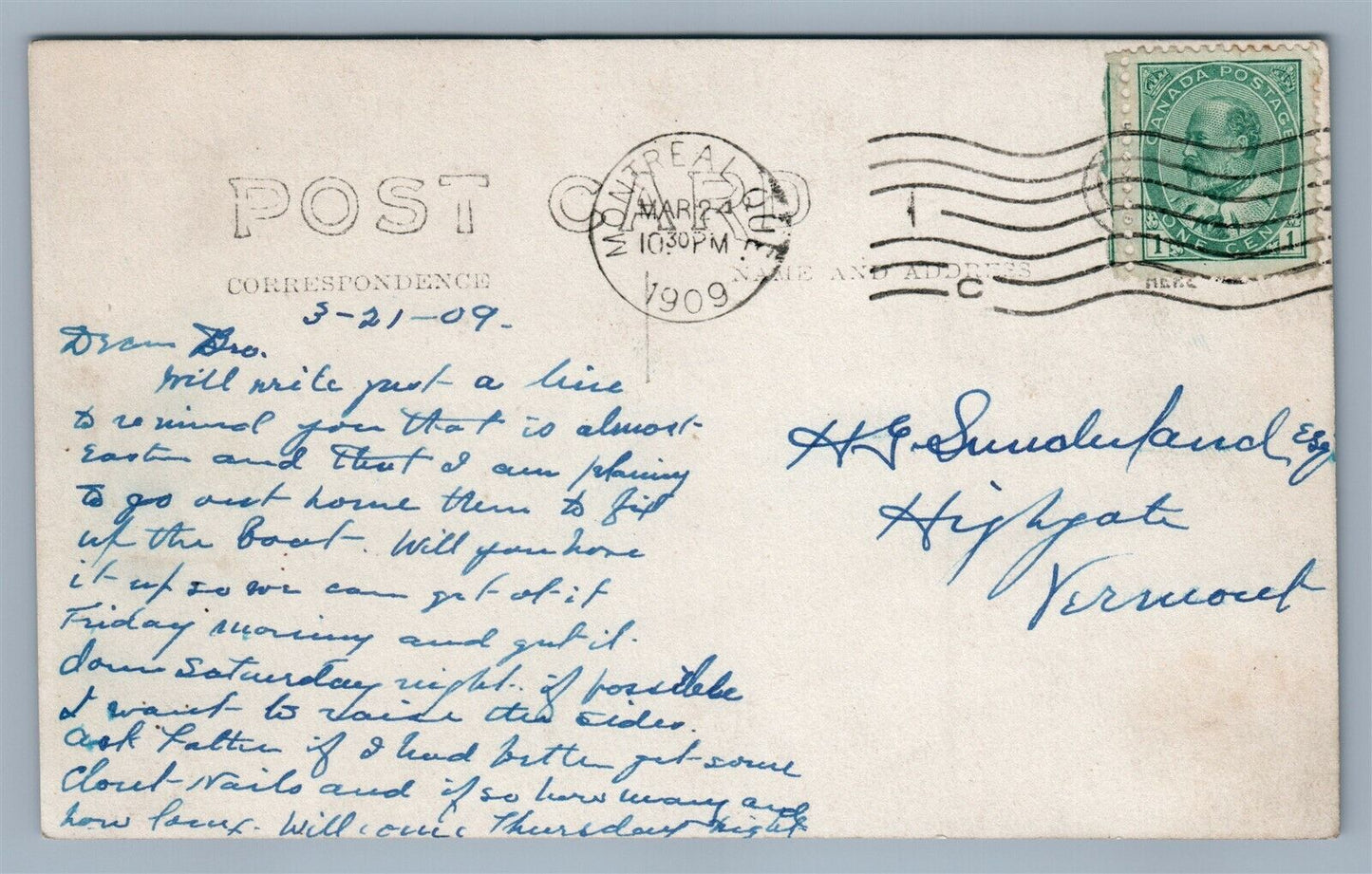 CANADA WELLINGTON IOOF LODGE ANTIQUE REAL PHOTO POSTCARD RPPC