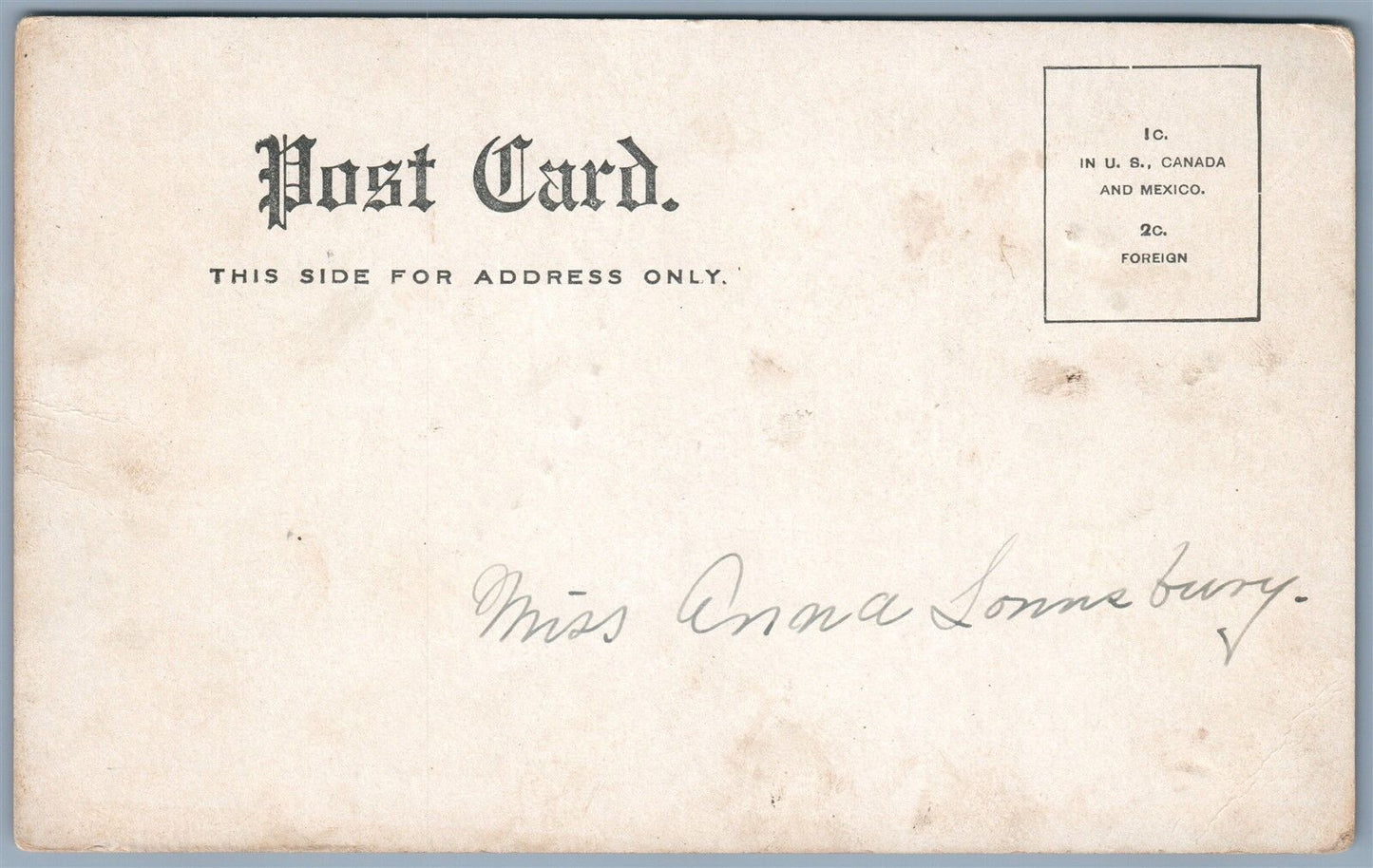 WALTON NY PARK ISLAND & BRIDGE UNDIVIDED ANTIQUE POSTCARD