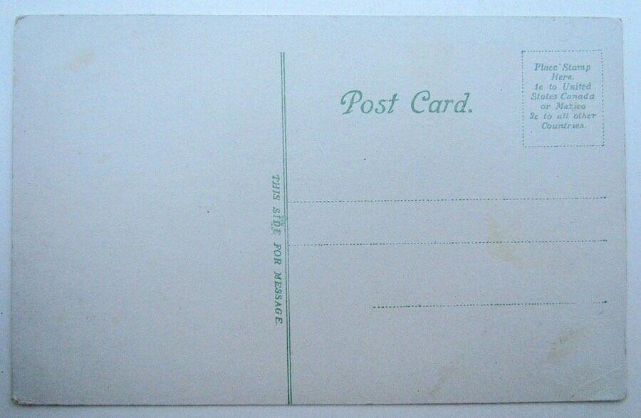 VINTAGE POSTCARD NORTH STATION BOSTON MASS railroad railway train