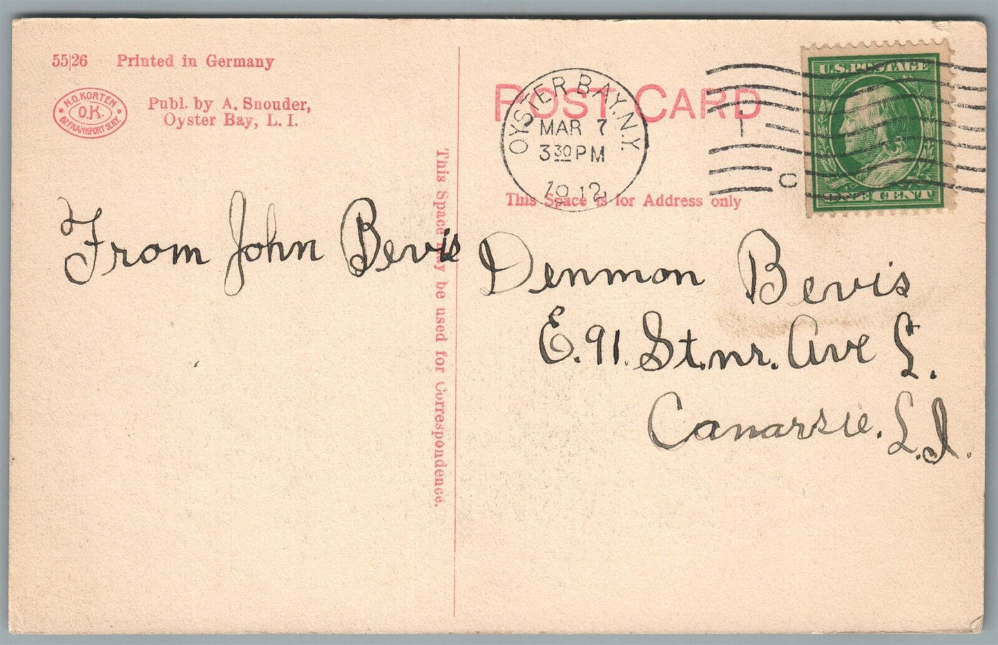 OYSTER BAY LONG ISLAND NY MILLDAM ANTIQUE POSTCARD