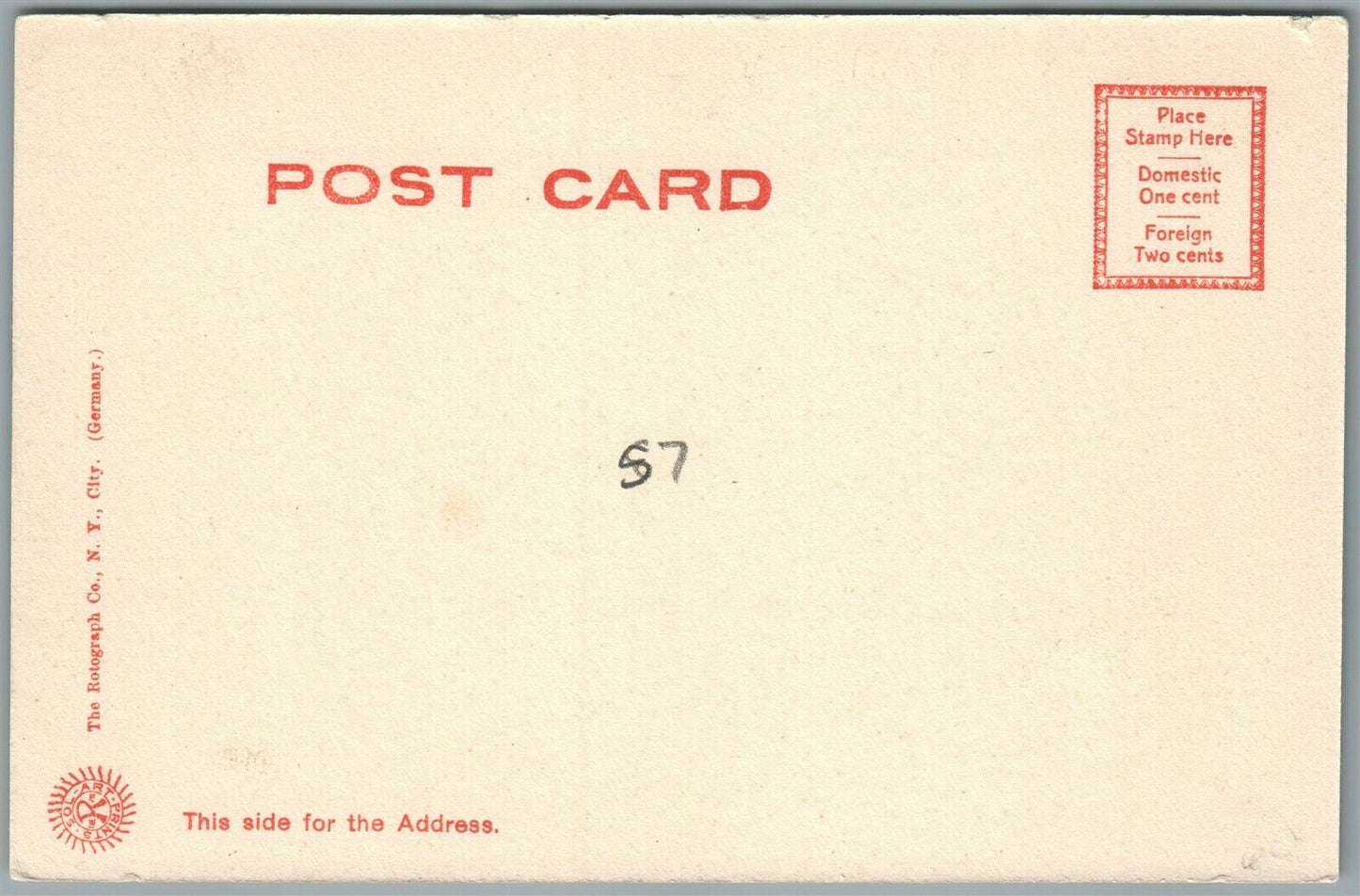 POTTSVILLE PA BIRDS EYE VIEW ANTIQUE POSTCARD