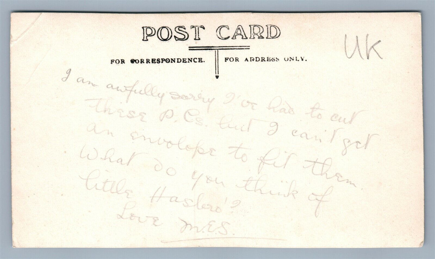 HAPPISBURGH LIGHTHOUSE BRITISH ANTIQUE REAL PHOTO POSTCARD RPPC