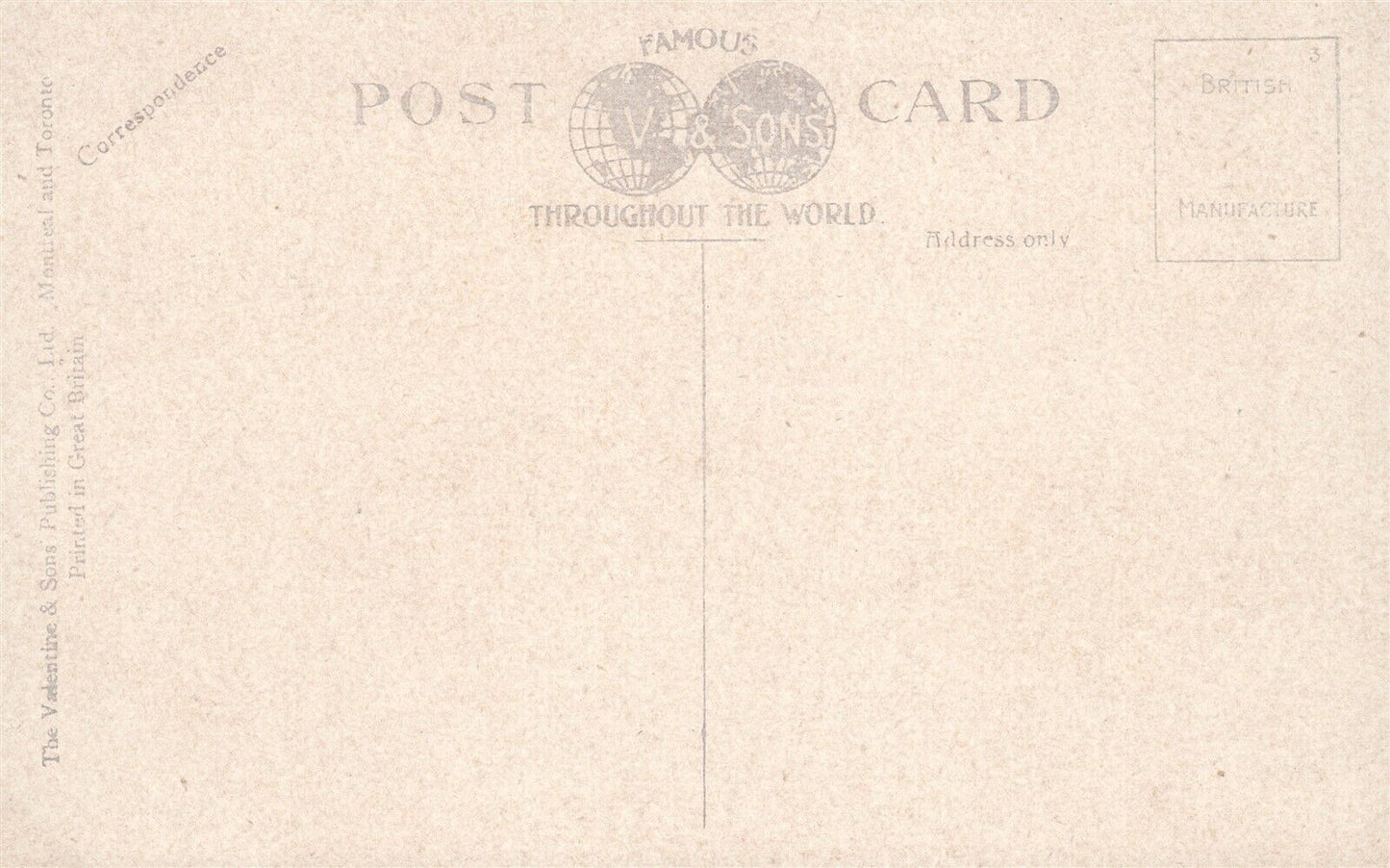 VANCOUVER CANADA COMOX STREET CAROLINE COURT ANTIQUE POSTCARD