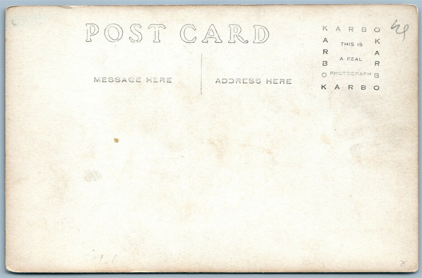 BATTLE CREEK MI LIBRARY & PARK ANTIQUE REAL PHOTO POSTCARD RPPC