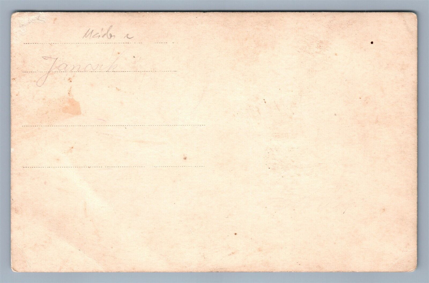 UKRAINIAN or POLISH NOBLE ANTIQUE REAL PHOTO POSTCARD RPPC