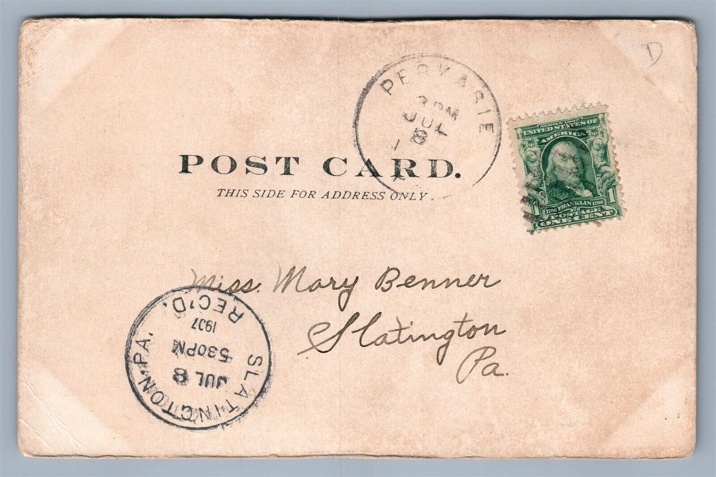 NEWARK NJ BLACK HAND GANG ANTIQUE POSTCARD US ARMY & NATIONAL GUARD SERIES