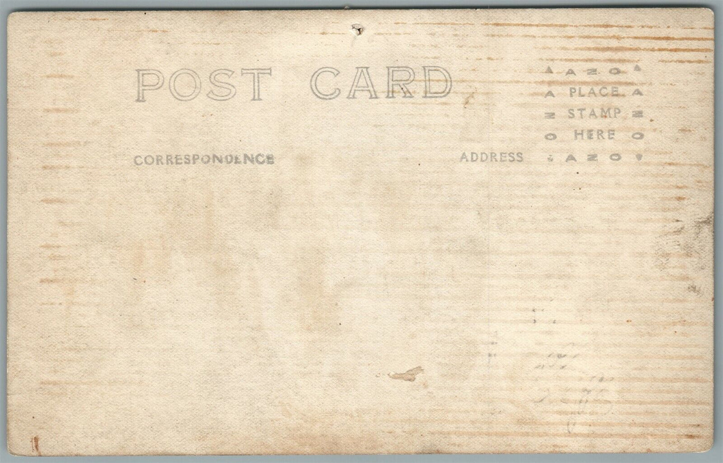 MILITARY SHIP USS SEATTLE ANTIQUE REAL PHOTO POSTCARD RPPC