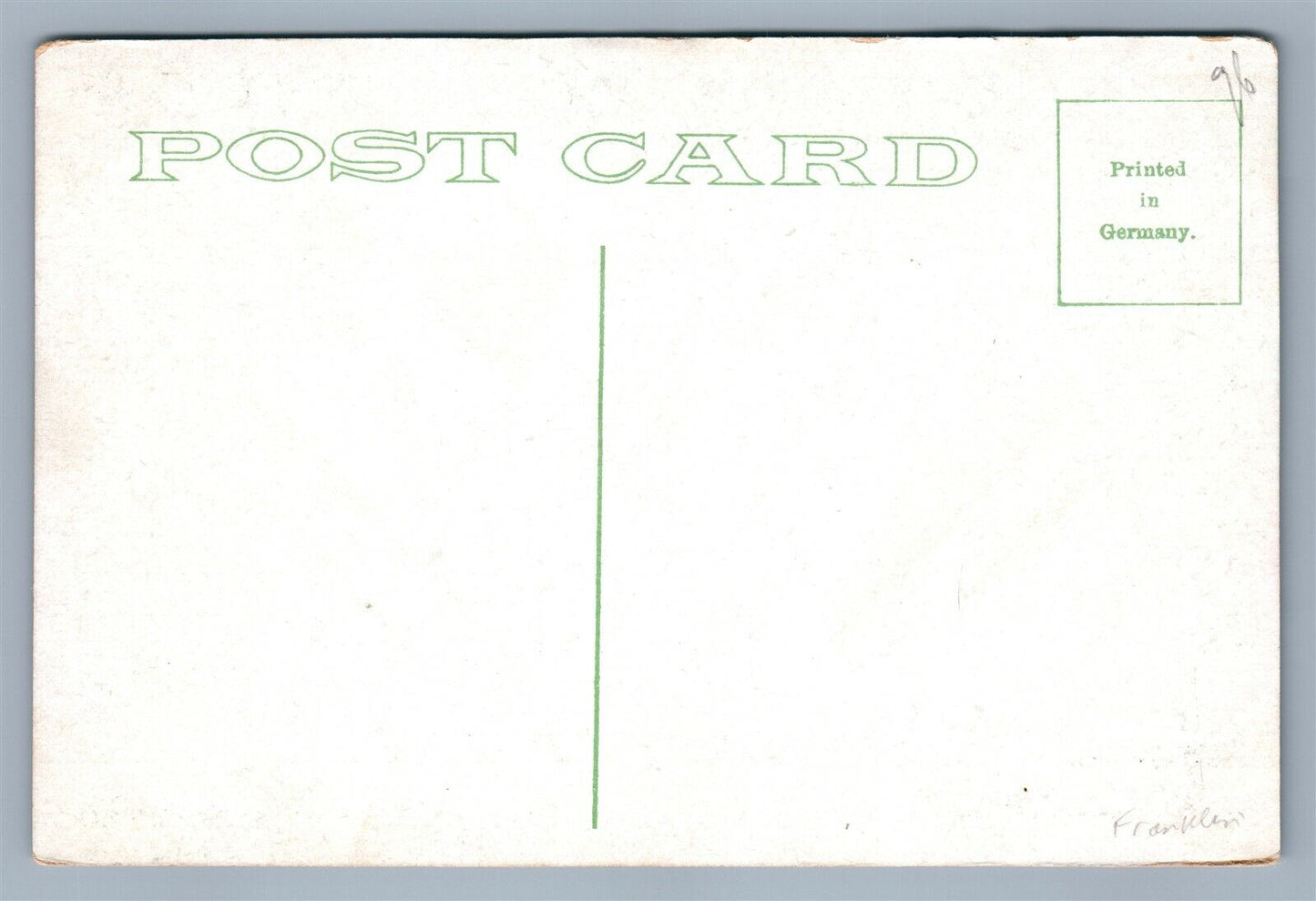 WAYNESBORO PA WEST MAIN STREET ANTIQUE POSTCARD