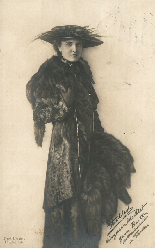 PRUSSIAN PRINCESS ADALBERT ANTIQUE REAL PHOTO POSTCARD RPPC