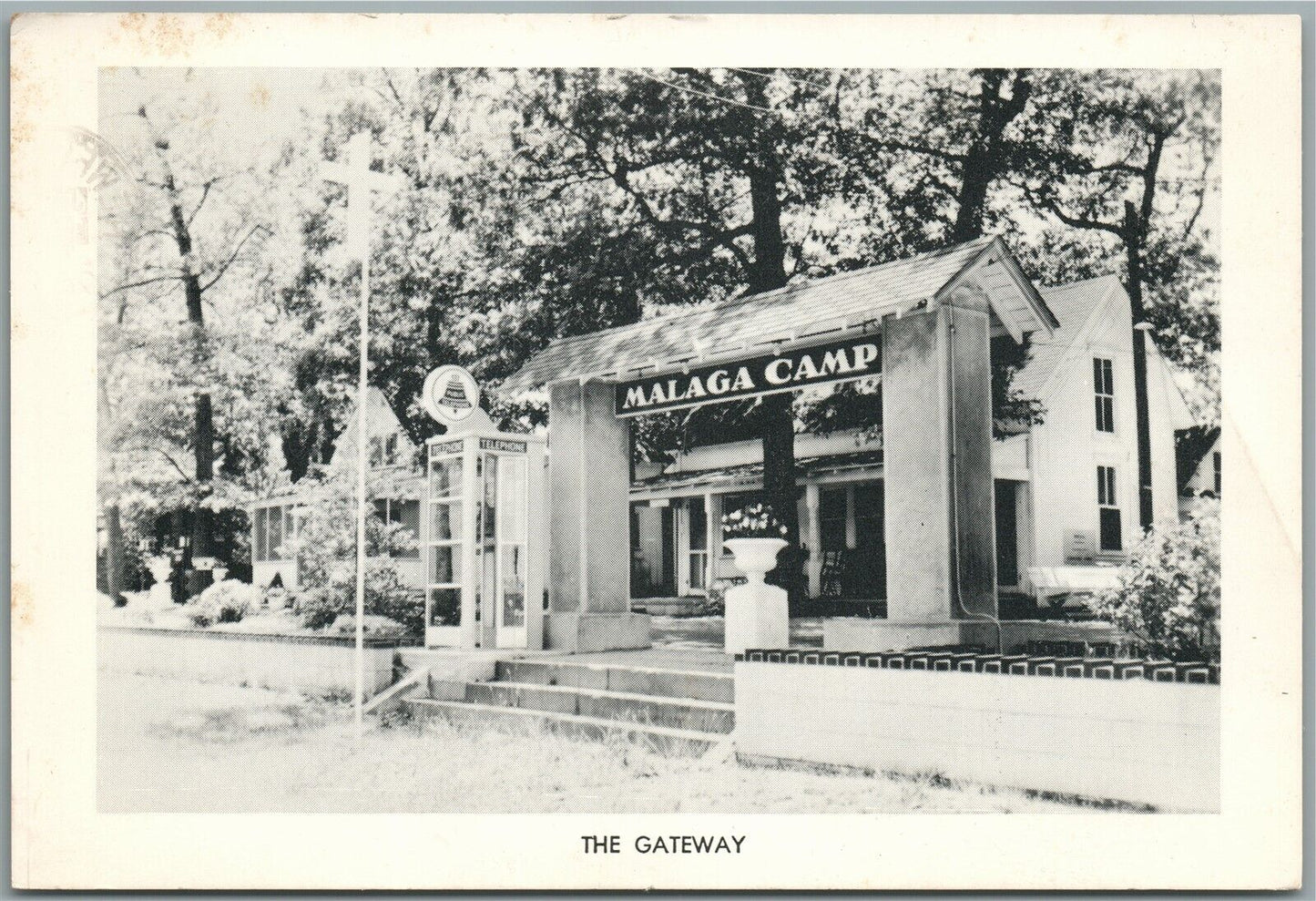 NEWFIELD NJ MALAGA CAMP VINTAGE POSTCARD