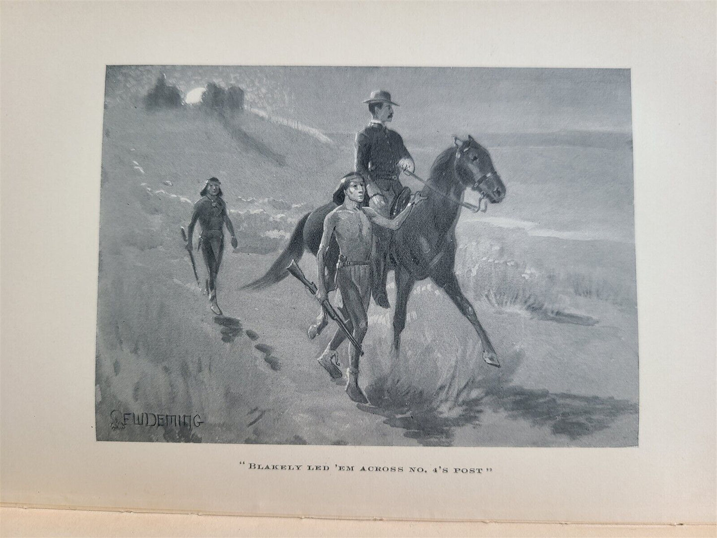 1903 AN APACHE PRINCESS GENERAL CHARLES KING antique AMERICANA illustrated
