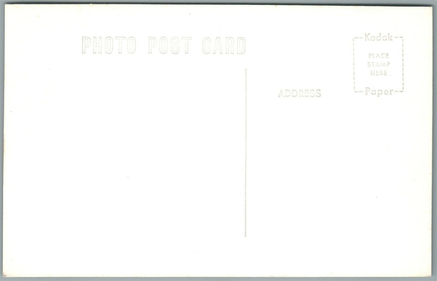 FRANKFORT MI SOUTH PIER LIGHT HOUSE VINTAGE REAL PHOTO POSTCARD RPPC