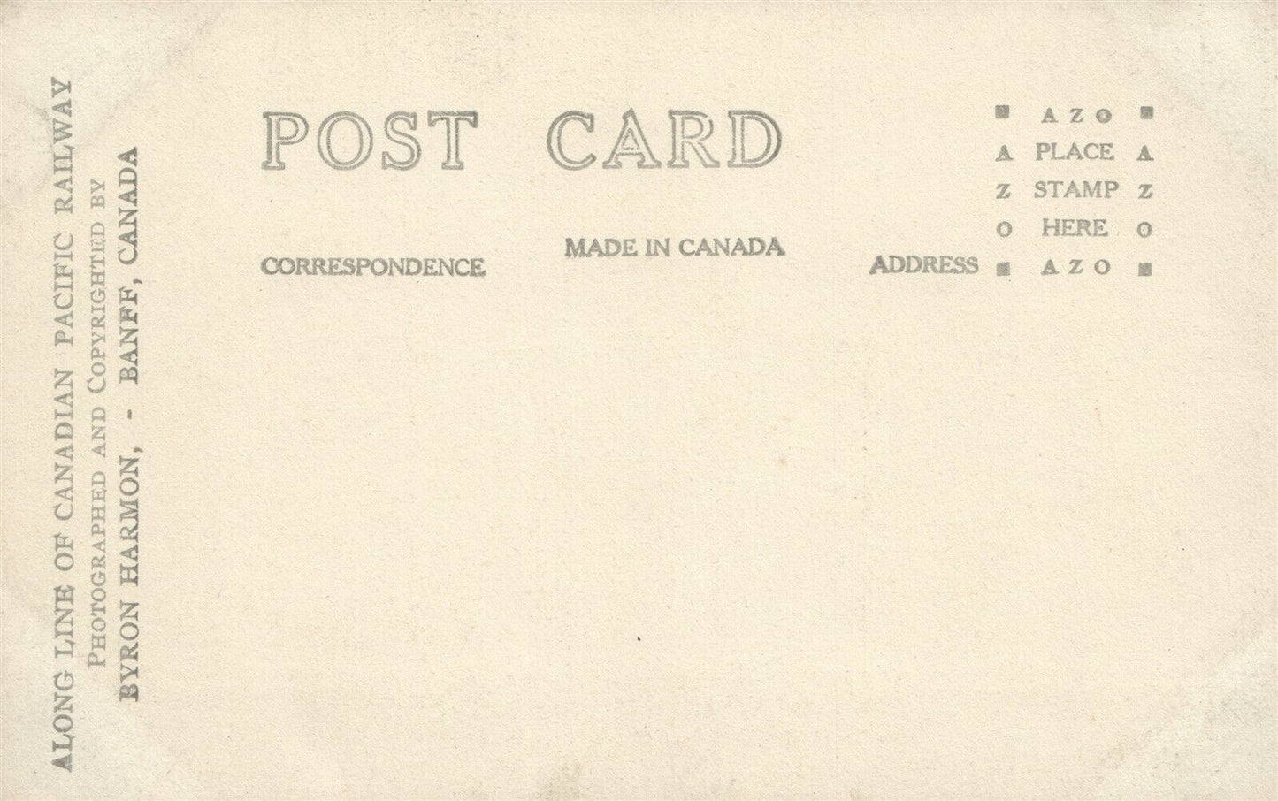 MT.WARTA CANADA ANTIQUE REAL PHOTO POSTCARD RPPC