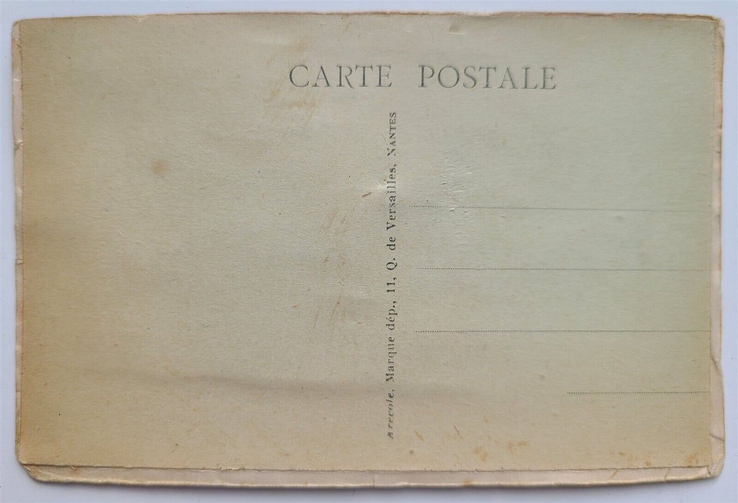 FRENCH ANTIQUE COMIC POSTCARD w/ FOLDING MINIATURE VIEWS of VERSAILLES