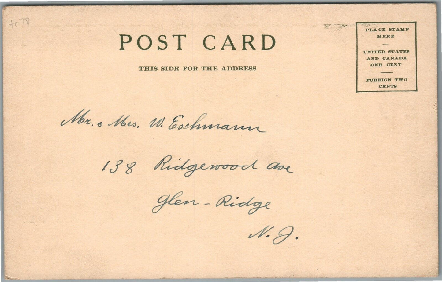 PEQUAKET NH CLEMENT INN ANTIQUE POSTCARD