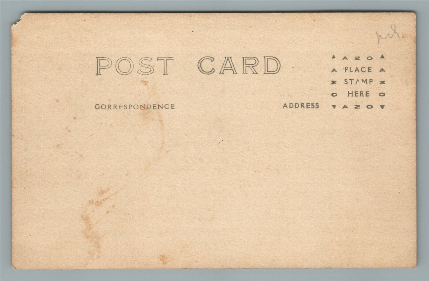 CAPTURED GERMAN BIG BERTHA HOWITZER CANNON WWI ANTIQUE REAL PHOTO POSTCARD RPPC